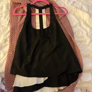 Black and White Women's Tank Top